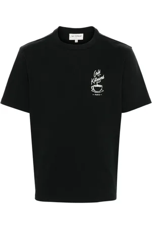 Café Kitsuné T-Shirt mit Logo-Print
