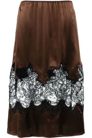 Viktor & Rolf Satinrock mit Spitze