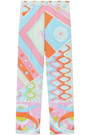 Puccini Seidenhose mit Vivara-Print