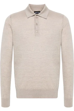 Giorgio Armani Langärmeliges Poloshirt