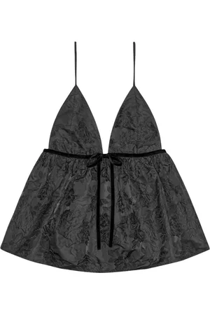 Ganni Tanktop aus Blumenjacquard