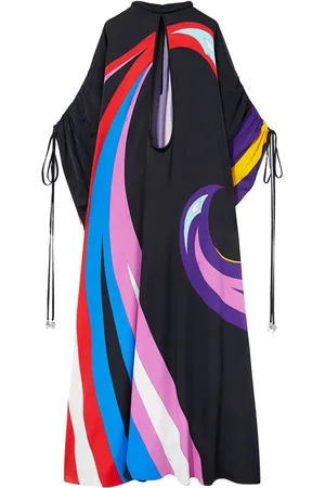 Puccini Abendkleid mit Cigni-Print