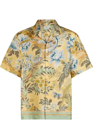 Etro Seidenhemd mit Blumen-Print