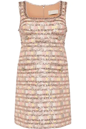 Elie saab Camaleonte Minikleid mit Pailletten