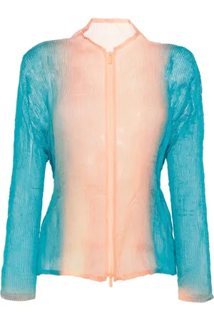 Issey Miyake Oberteil mit Farbverlauf