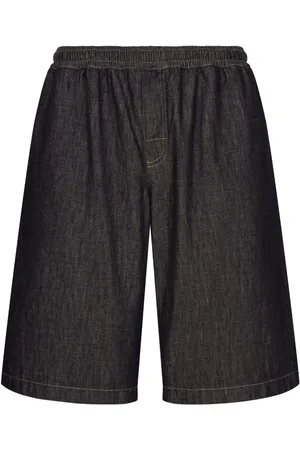 Dolce & Gabbana Jeans-Joggingshorts mit Logo-Schild