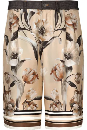 Dolce & Gabbana Jeans-Shorts mit Blumen-Print