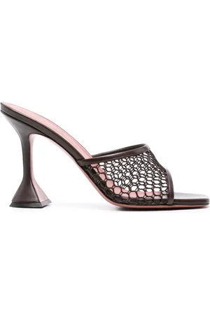 Amina Muaddi Lupita Mesh-Mules 95mm