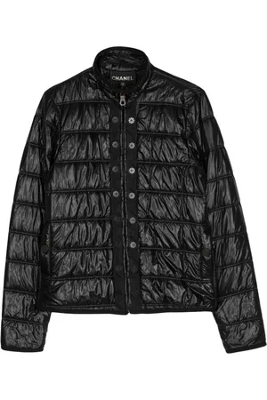 CHANEL 2000s Steppjacke mit Reißverschluss