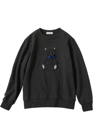 Familiar Sweatshirt mit Bärenapplikation