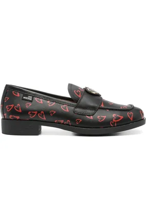 Moschino Loafer mit Logo-Applikation
