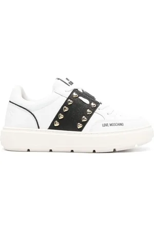 Moschino Sneakers mit Glitter-Optik