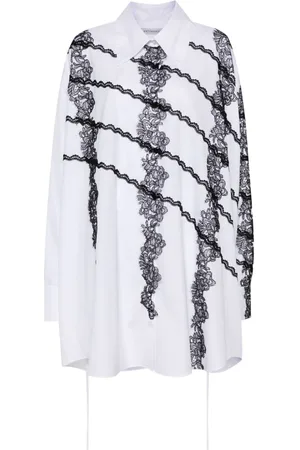 Viktor & Rolf Hemdkleid mit Spitzenapplikation