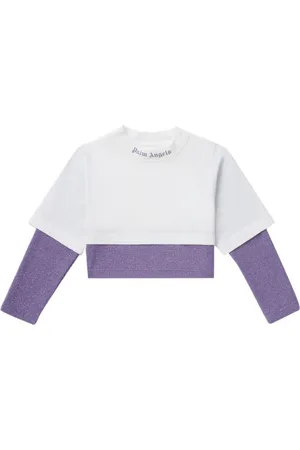 Palm Angels Lurex T-Shirt im Layering-Look
