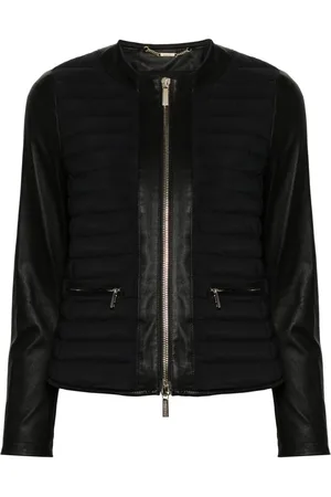 MOORER Gesteppte Delma Lederjacke