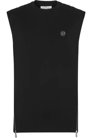 Philipp Plein Trägershirt mit Logo-Applikation