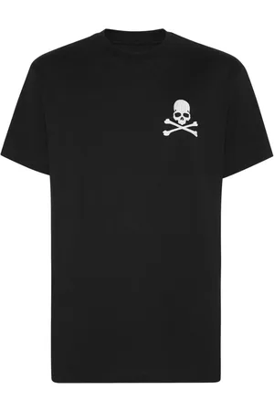 Philipp Plein T-Shirt mit Totenkopf-Stickerei