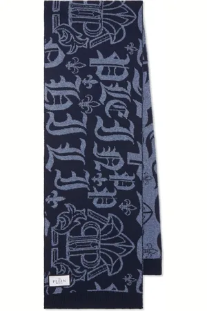 Philipp Plein Merinoschal mit Logo