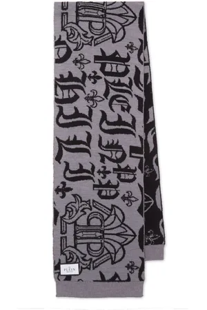 Philipp Plein Merinoschal mit Logo