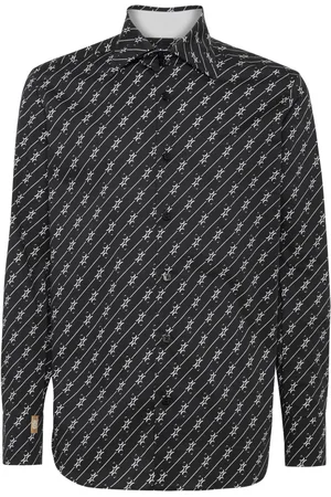 BILLIONAIRE Hemd mit Monogrammmuster