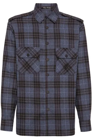 Philipp Plein Hemd mit Skull&Bones-Print