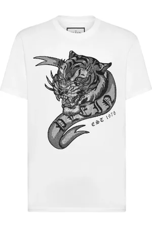 Philipp Plein T-Shirt mit Tiger-Print