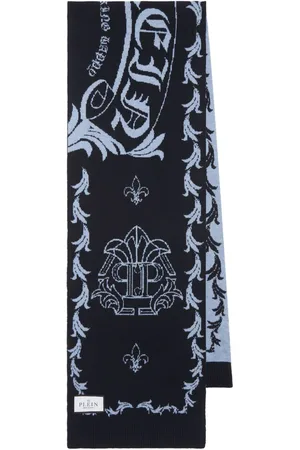 Philipp Plein Merinoschal mit Monogramm