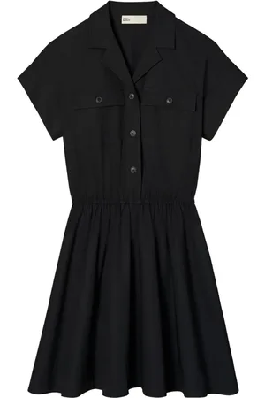 Tory Burch Popeline-Hemdkleid mit Gürtel
