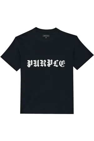Purple Brand Gothic Wordmark T-Shirt