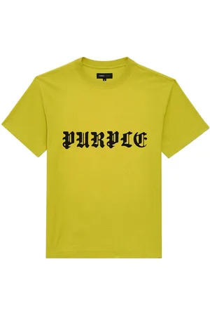 Purple Brand Gothic Wordmark T-Shirt