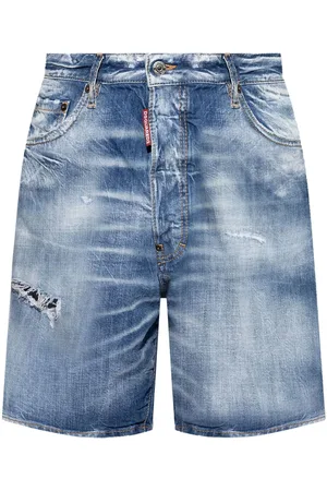 Dsquared2 Jeans-Shorts im Distressed-Look mit Logo