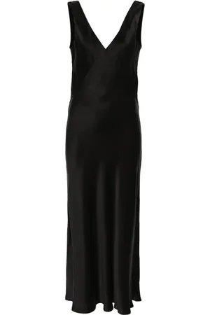 ASCENO Maxikleid aus Seide