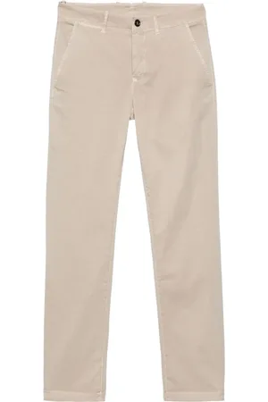 MOORER Tapered-Hose aus Gabardine