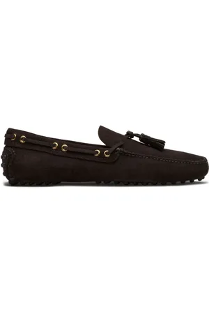 CAR SHOE Loafer aus Wildleder mit Quasten