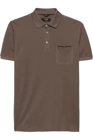 MOORER Poloshirt aus Pikee