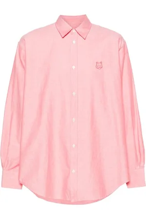 Maison Kitsuné Hemd mit Contour Fox Head-Stickerei