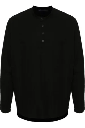 Harris Wharf London Henley-Poloshirt aus Popeline