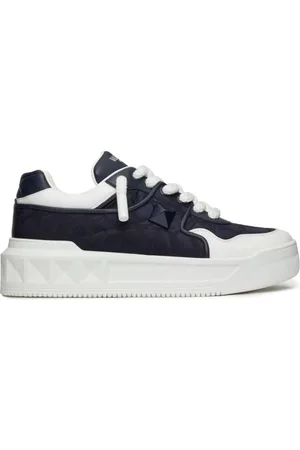VALENTINO GARAVANI One Stud XL Toile Iconographe Sneakers