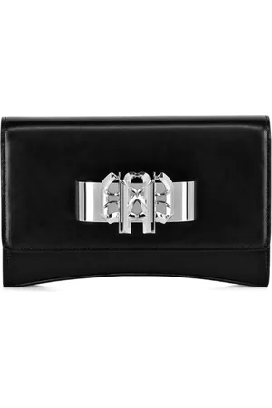 Philipp Plein Clutch mit Logo-Schild