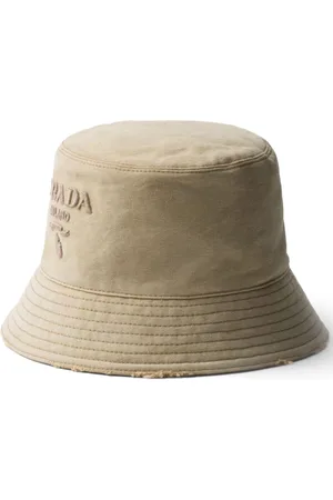 Prada Fischerhut mit Logo-Stickerei