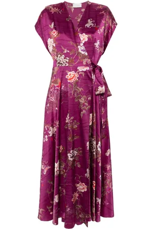 PIERRE-LOUIS MASCIA Adanas Maxikleid mit blumigem Prin