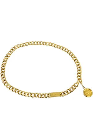 CHANEL 1990-2000s vergoldeter Kettengürtel