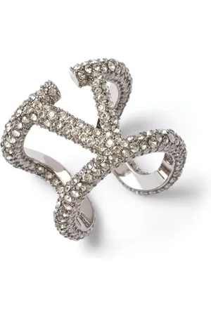 VALENTINO GARAVANI VLOGO Ring mit Kristallen