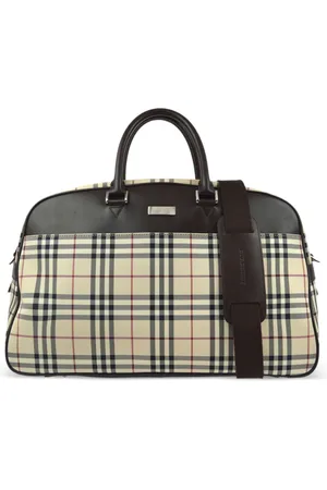 Burberry 1990-2000s Reisetasche mit Karomuster