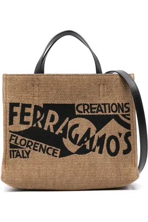 Salvatore Ferragamo Kleine Shopper mit Logo-Stickerei