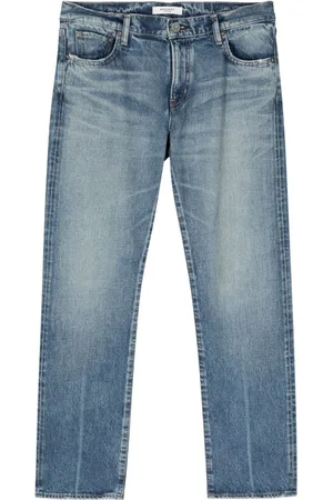 Moussy Tief sitzende Straight-Leg-Jeans