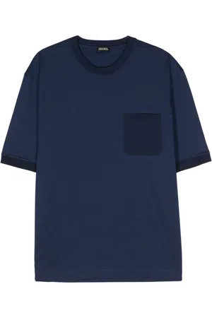Ermenegildo Zegna T-Shirt mit gerippten Details