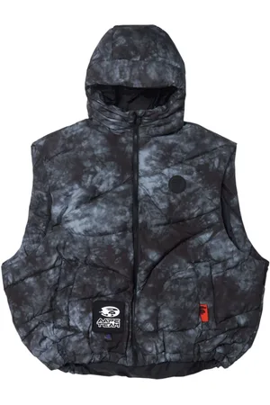 A Bathing Ape Weste mit Marmormuster