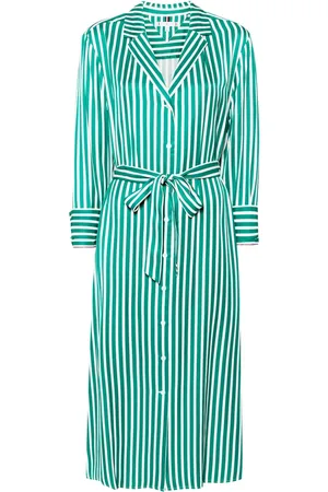 Tommy Hilfiger Gestreiftes Midi-Hemdkleid
