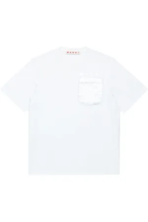 Marni T-Shirt mit Logo-Print